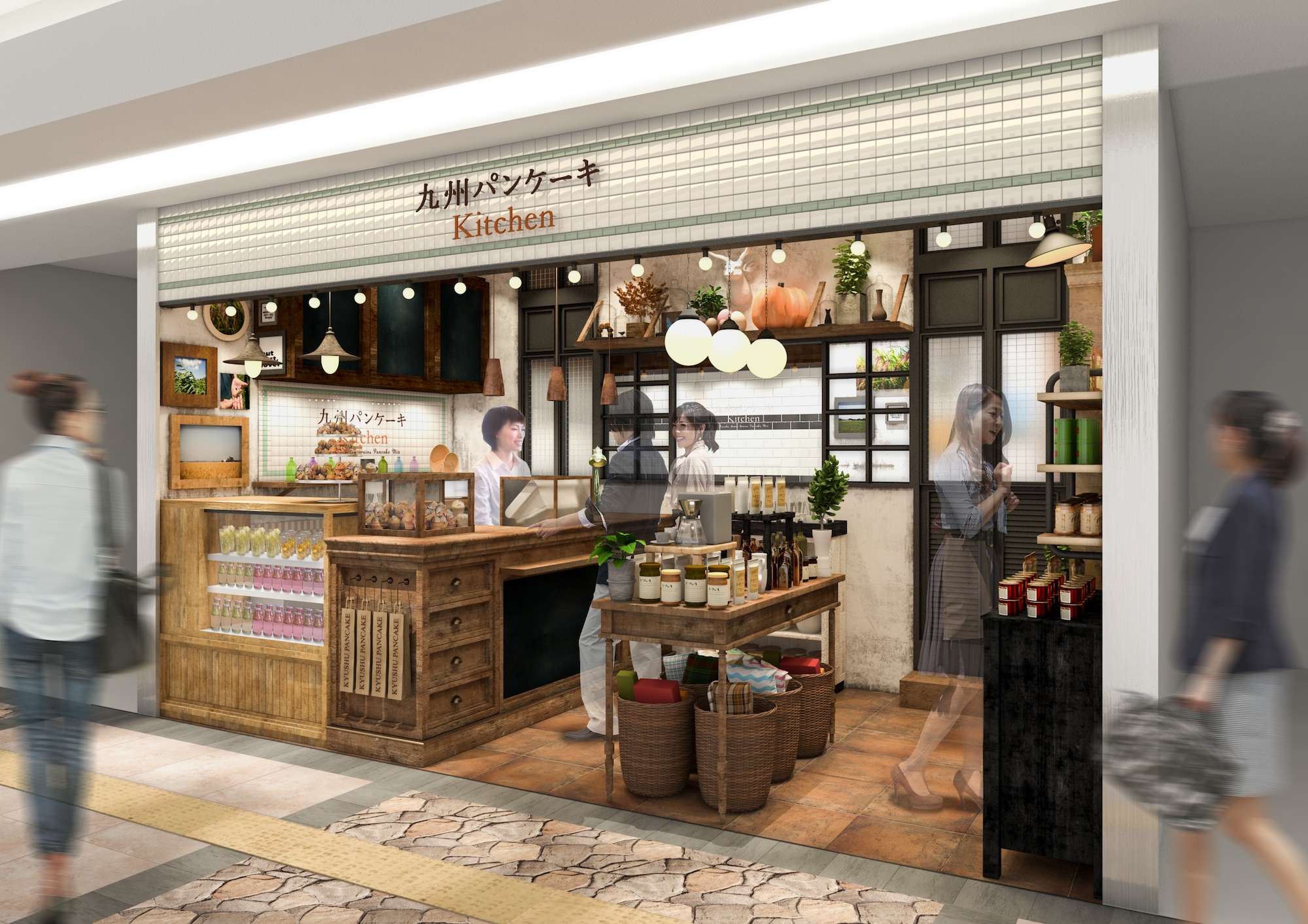 九州パンケーキkitchen アミュプラザ博多店3月4日オープン 九州パンケーキ