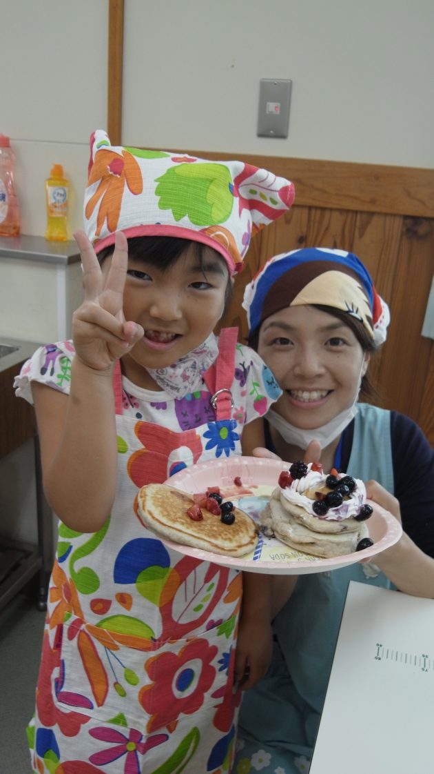 九州パンケーキ料理教室in美郷南学園|九州パンケーキ